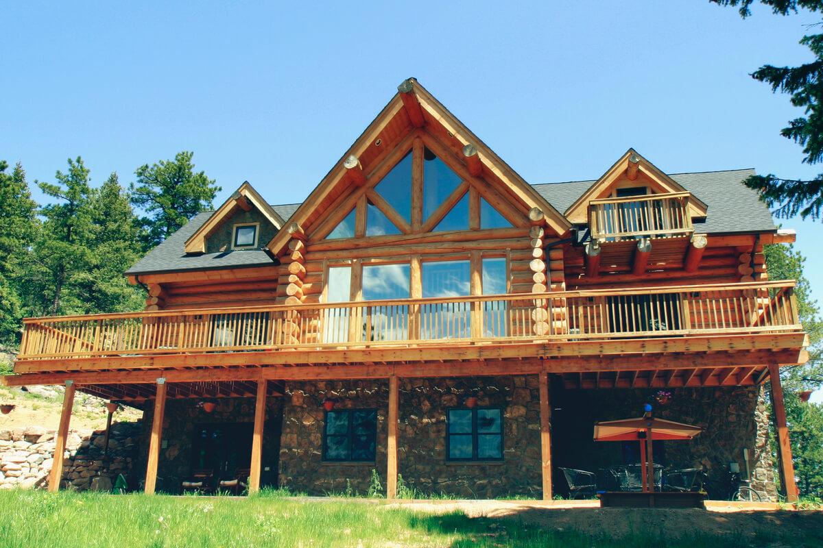 Alamosa deck and glass